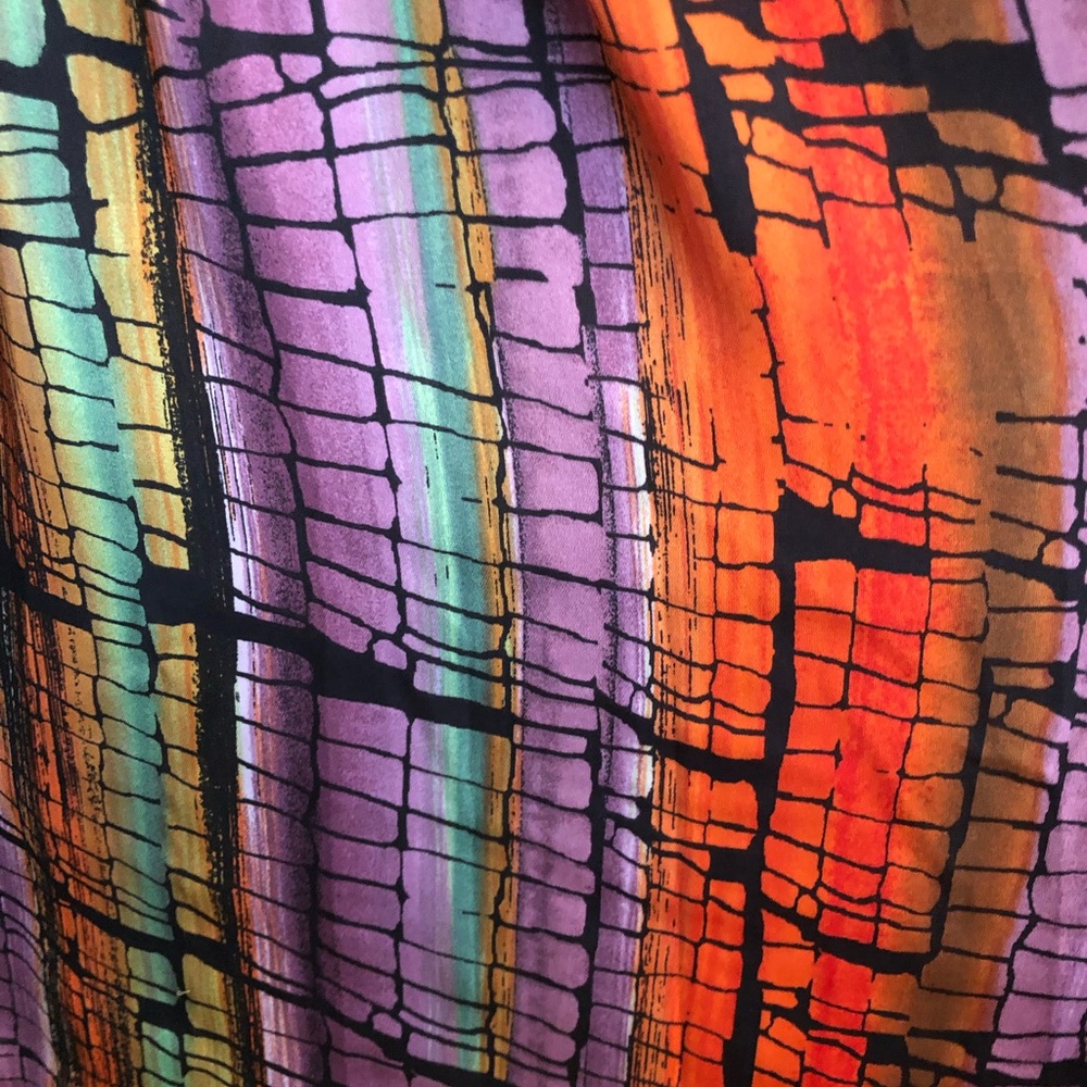 Bcbgeneration Bright Multi Colored Empire Dress S… - image 7